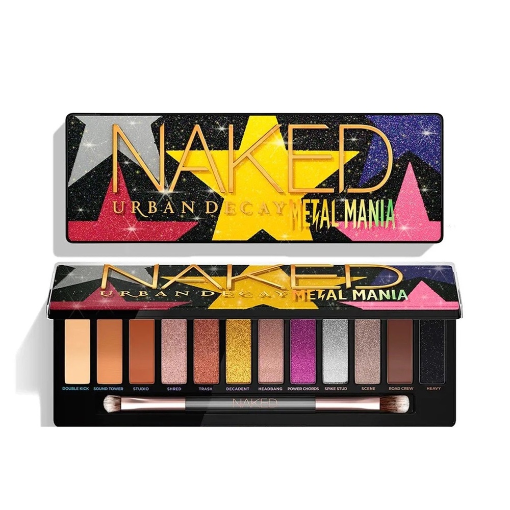 Urban Decay Naked Metal Mania Eyeshadow Palette 12 Metallic Rock’n’Roll Shades